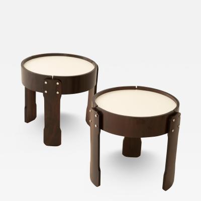  Bertomeu Cia Mid Century Modern Pair of Side Tables by Bertomeu Cia Brazil 1960s