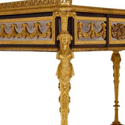  Beurdeley Antique writing table by Beurdeley after a model by Adam Weisweiler