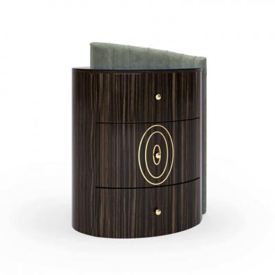  Bianchini E09020 Jane Bedside Table Ebony