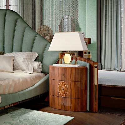  Bianchini P09020 Jane Bedside Table Rosewood