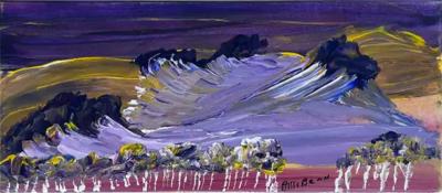  Billy Ben Perrurle Billy Benn Perrurle Australian Aboriginal Landscape Paintings Set of 3