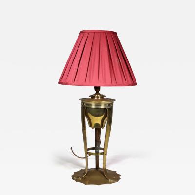  Birmingham Guild of Handicraft Arthur Dixon Birmingham Guild of Handicraft Rare Arts Crafts brass table lamp