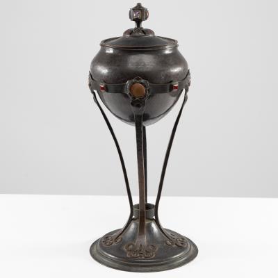  Birmingham Guild of Handicraft Birmingham Guild Handicraft Arts Crafts Patinated Hand hammered Brass Chalice