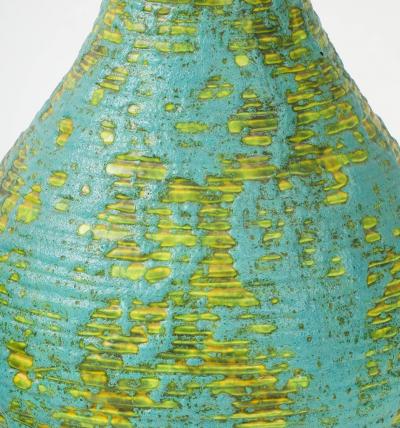  Bitossi 1960s Italian Lava Glaze Large Table Lamps