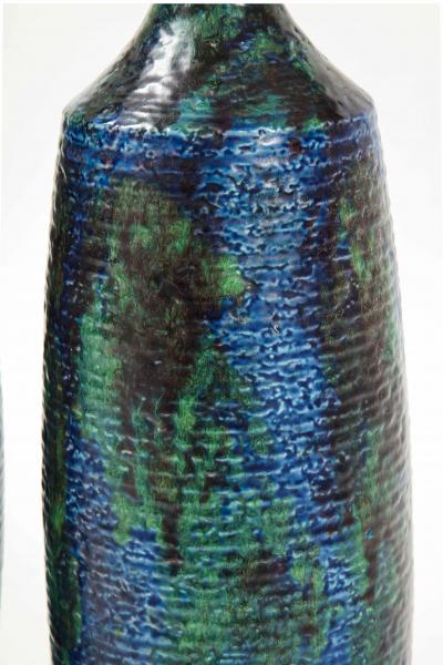  Bitossi Bitossi Blue Green Black Ceramic Lamps