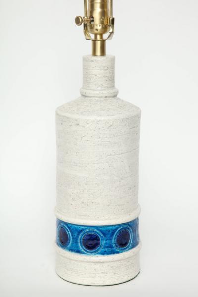  Bitossi Bitossi Bone White Blue Ceramic Lamps