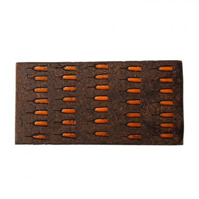  Bitossi Bitossi Box Ceramic Orange and Matte Brown Signed