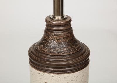  Bitossi Bitossi Brown Birch Tree Glazed Ceramic Lamps