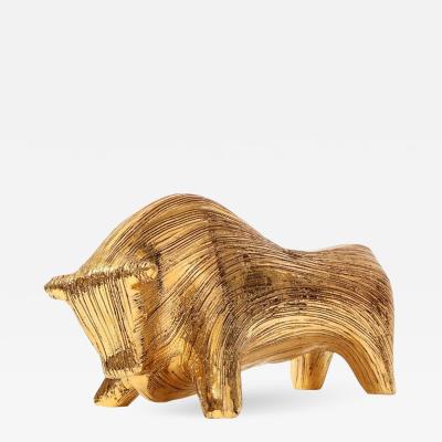  Bitossi Bitossi Bull Ceramic Brushed Gold