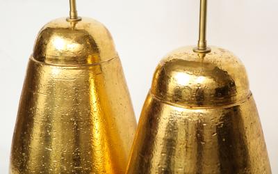  Bitossi Bitossi Gold Glazed Terracotta Lamps