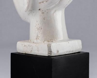 Bitossi Bitossi Kwan Yin Buddha Ceramic White Black