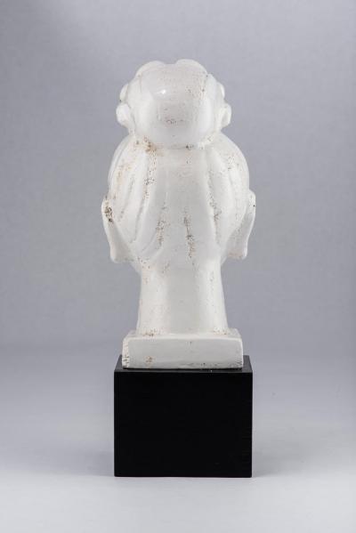 Bitossi Bitossi Kwan Yin Buddha Ceramic White Black