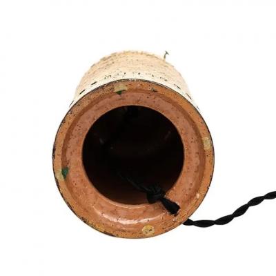  Bitossi Bitossi Lamp Ceramic 24K Metallic Gold Textured