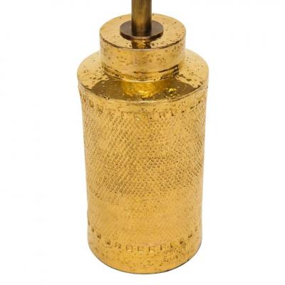  Bitossi Bitossi Lamps Ceramic 24K Metallic Gold Signed
