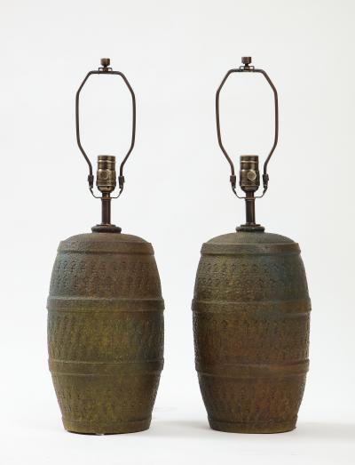  Bitossi Bitossi Moss Green Ceramic Lamps