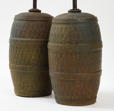  Bitossi Bitossi Moss Green Ceramic Lamps