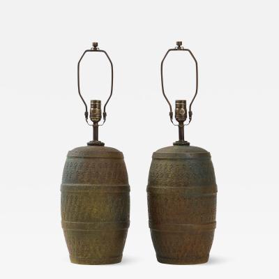  Bitossi Bitossi Moss Green Ceramic Lamps