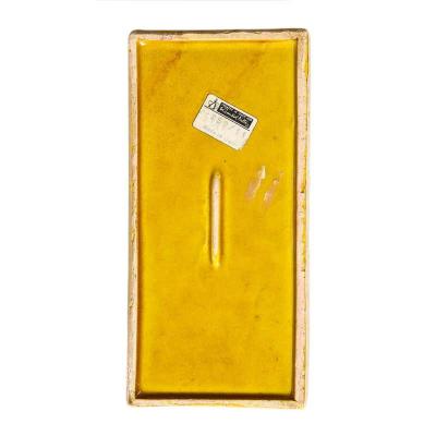  Bitossi Bitossi Rosenthal Netter Box Ceramic Stripes Orange Black Yellow Signed