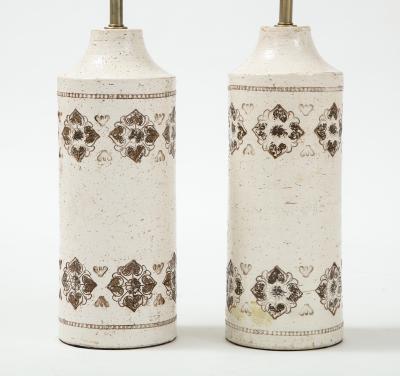  Bitossi Bitossi Stampato Birch Tree Glazed Lamps