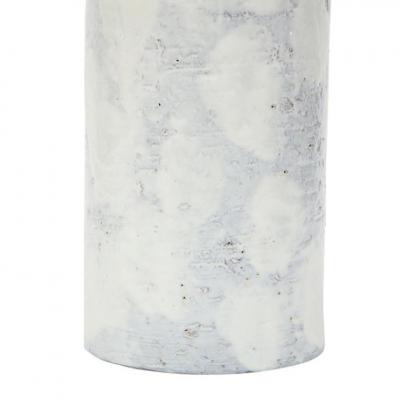  Bitossi Bitossi Vase Ceramic White and Brown Signed