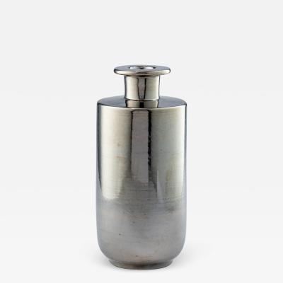  Bitossi Bitossi Vase Metallic Silver Chrome