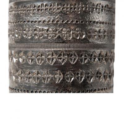  Bitossi Bitossi for Bergboms Table Lamp Ceramic Dark Silver Metallic Signed