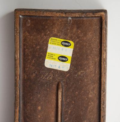  Bitossi Bitossi for Raymor Box Ceramic White Black and Brown Signed