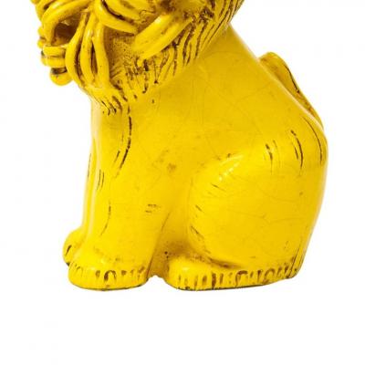  Bitossi Bitossi for Raymor Lion Ceramic Yellow Signed