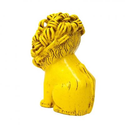  Bitossi Bitossi for Raymor Lion Ceramic Yellow Signed