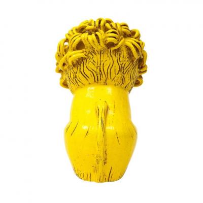 Bitossi Bitossi for Raymor Lion Ceramic Yellow Signed