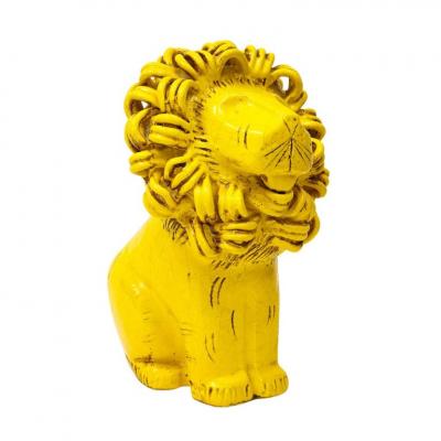  Bitossi Bitossi for Raymor Lion Ceramic Yellow Signed
