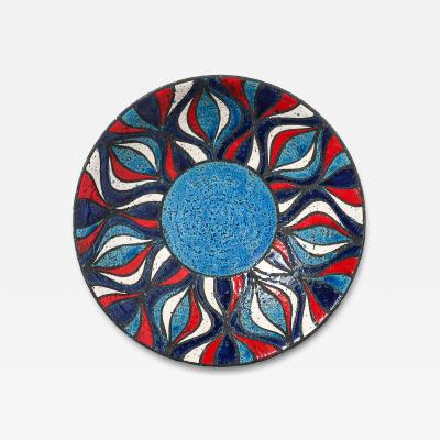  Bitossi Bitossi for Rosenthal Netter Bowl Ceramic Blue Onion Pattern Signed