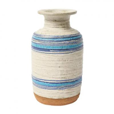  Bitossi Bitossi for Rosenthal Netter Pietra Vase Ceramic Blue White