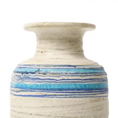  Bitossi Bitossi for Rosenthal Netter Pietra Vase Ceramic Blue White