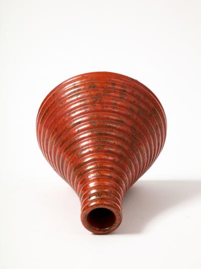  Bitossi Glazed Ceramic Vase Attributed to Bitossi