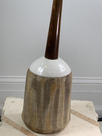  Bitossi ITALIAN MODERNIST PAIR OF BITOSSI POTTERY LAMPS