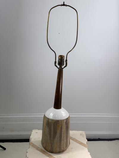  Bitossi ITALIAN MODERNIST PAIR OF BITOSSI POTTERY LAMPS