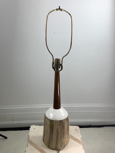  Bitossi ITALIAN MODERNIST PAIR OF BITOSSI POTTERY LAMPS