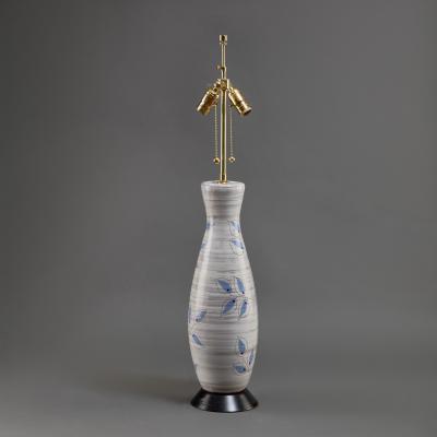  Bitossi Italian Bitossi Ceramic Table Lamp circa 1960