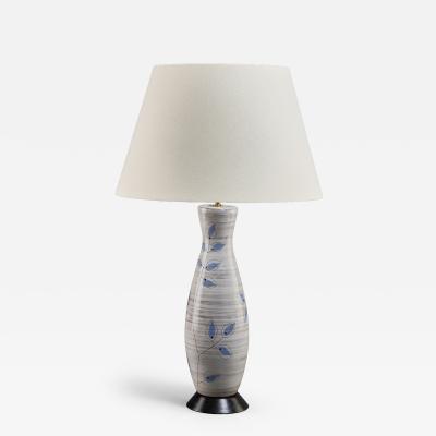  Bitossi Italian Bitossi Ceramic Table Lamp circa 1960