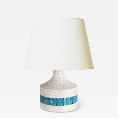  Bitossi Low Table Lamp by Bitossi Ceramiche for Bergboms Co 
