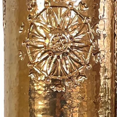  Bitossi Pair of Gold Luster Glazed Table Lamps by Bitossi for Bergboms