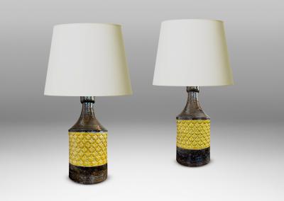  Bitossi Pair of Table Lamps by Bitossi Ceramiche