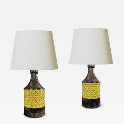  Bitossi Pair of Table Lamps by Bitossi Ceramiche