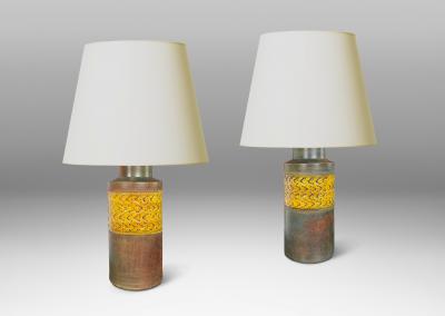  Bitossi Pair of Table Lamps by Bitossi Ceramiche for Bergboms