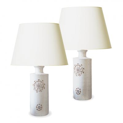 Bitossi Pair of Table Lamps by Bitossi for Bergboms