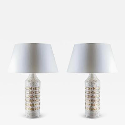  Bitossi Pair of Table Lamps by Bitossi for Bergboms