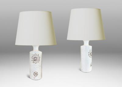  Bitossi Pair of table Lamps by Bitossi Ceramiche