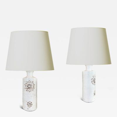  Bitossi Pair of table Lamps by Bitossi Ceramiche