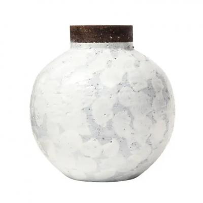  Bitossi Raymor Bitossi White Ball Vase Ceramic Signed